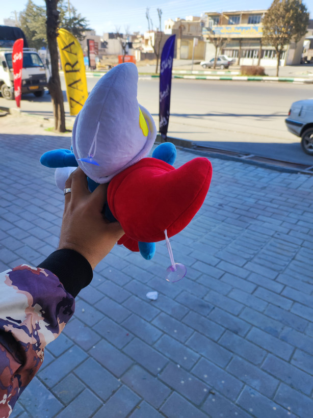 عروسک پاپا اسمورف اورجینال خارجی جنس نانو سافت ۲۵ سانتی متری