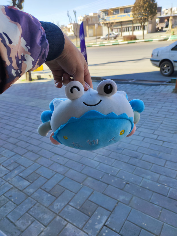 عروسک خرچنگ اورجینال خارجی جنس نانو سافت ۳۰ سانتی متر