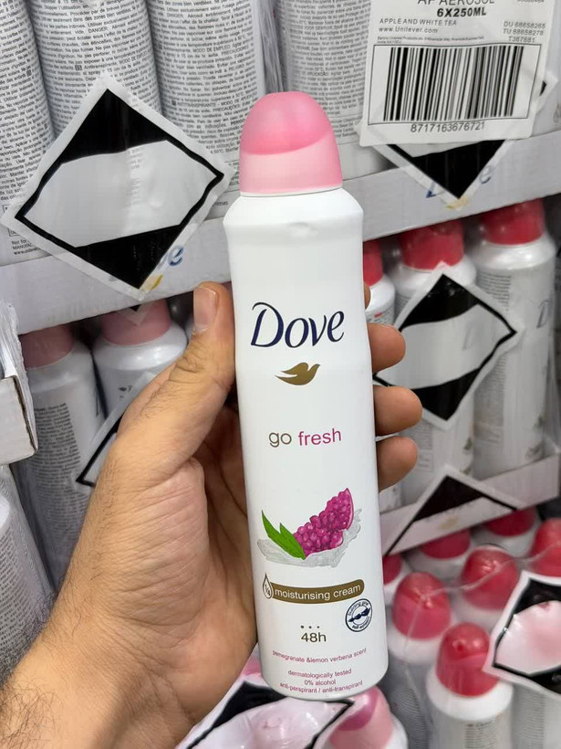 اسپری ضدتعریق و خوشبوکننده بدن Dove اورجینال
